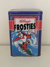 Kellogg's Frosties Vintage Cereal Storage Tin 1991 Tony The Tiger 