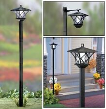1.5m Solar Powered Led Garden Light Post Lamp Lantern Outdoor Pathway Decor