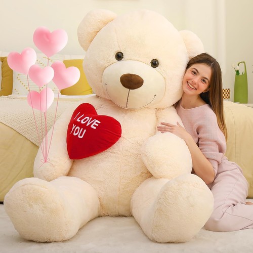 130cm beig giant teddy bear - teddy,