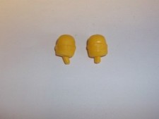 Greenhills Yellow Repro Heads for Scalextric Motorbike & Sidecar - NEW - G939 