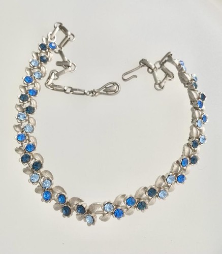 Vintage flower leaf - vintage, blue