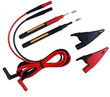 Fluke SureGrip Multimeter & Clamp Meter Red/Black Test Lead Set KIT1R