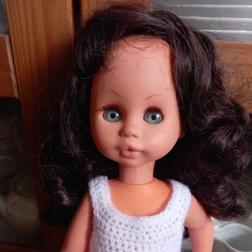 Vintage large italian doll - large, 17