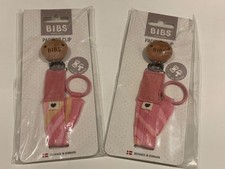 BIBS Pink Dummy Clip x