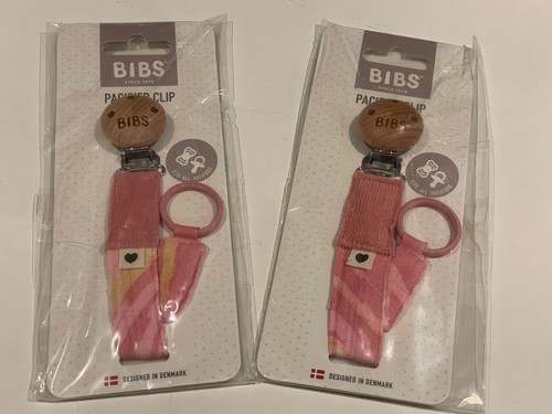 Bibs pink dummy clip - clip, x