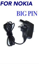 Main Charger for Old Nokia 1100, 1112, 1600, 3310, 6310 and many models, Big pin