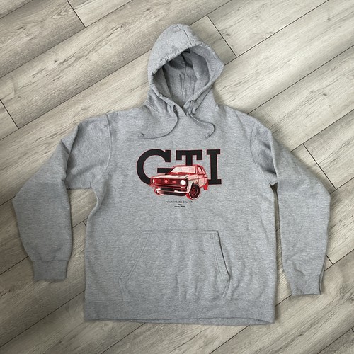 Volkswagen hoodie mens grey - hoodie, xl