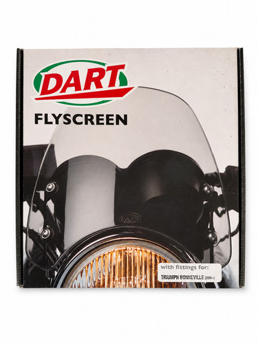 Dart flyscreen with fittings - with,