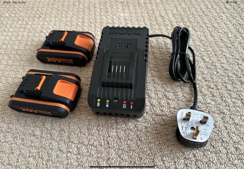Worx 20v battery charger - 20v, new