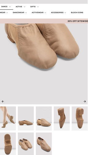 Bloch slip tan jazz shoes - bloch,