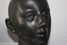 BLACK LATEX RUBBER HOOD FULL