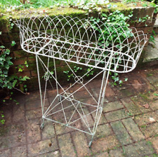 A 19th CENTURY WIRE WORK PLANT STAND RACK ORANGERY GARDEN PLANT DISPLAY STAND