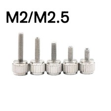 Knurled Thumb Screws Flat Head