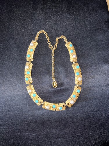 Vintage coro pearl turquoise - vintage,