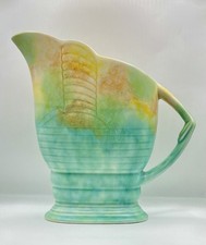 Beswick Ceramic Jug / no. 567 / Art Deco c.1930 / Vintage / 20cm H / Turquoise