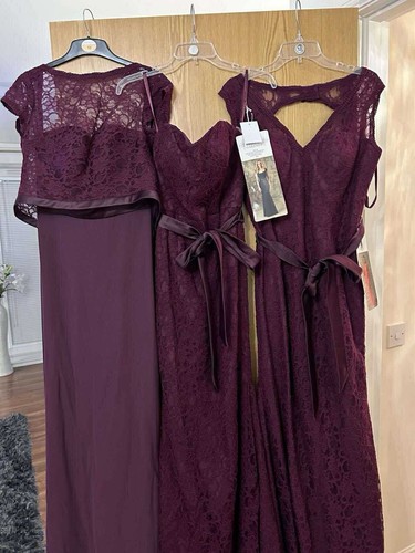 Mori lee aubergine - x,