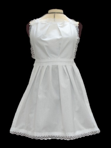 Plus size full victorian apron - size,