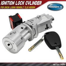 Ignition Lock Barrel Starter Switch W/ 1 Key for Dacia Logan Renault Clio Nissan