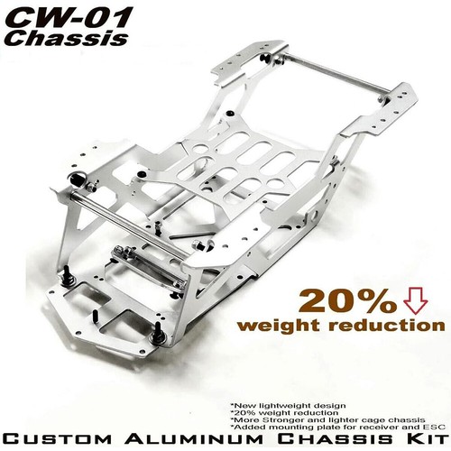Aluminum chassis kit - 1/10,