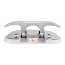 Marine Boat Flip Up 4-1/2" Folding Cleat Dock Stainless Steel With Fasteners  LY