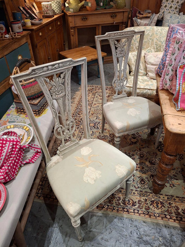 Vintage set french grey - of, 4
