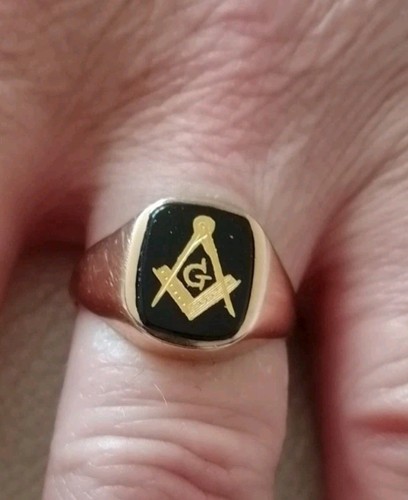 Masonic 9ct yellow gold - yellow,