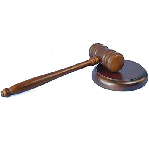 Handcrafted wooden judge gavel - judge,