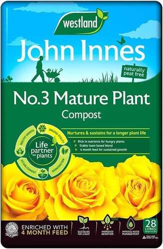 Mature plant compost - plant, soil
