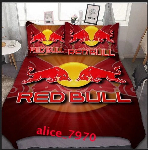 Red bull racing cars duvet - red,