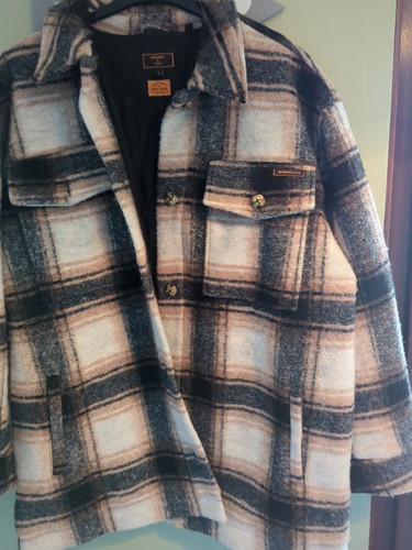 Superdry check overshirt - check,