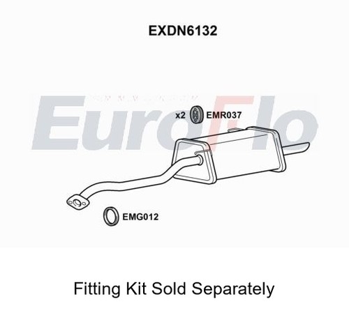 Rear muffler silencer insert - silencer,
