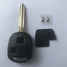 For Toyota Yaris Corolla Rav4 Hiace Toy43 Blade 2 Button Car Remote Key Fob Case