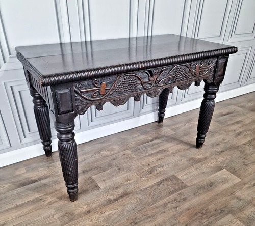 Antique victorian table desk - table,