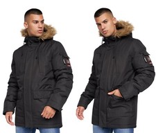 Crosshatch Mens Padded Parka