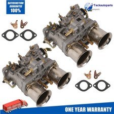 2x 44mm 44IDF Carburetor Carb for Volkswagen VW Bug Beetle Fiat Porsche 18990.03
