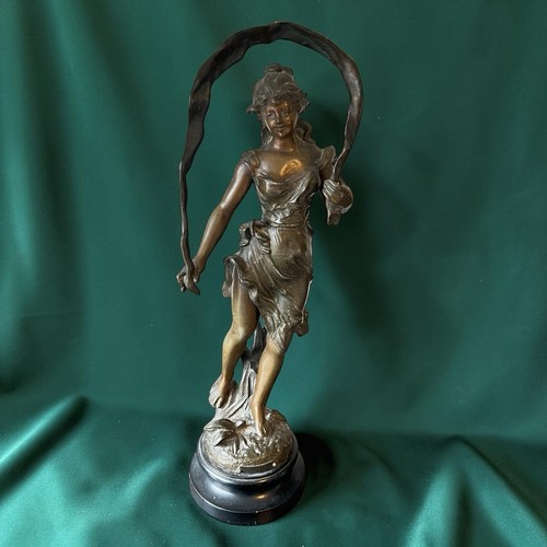 Antique french spelter figure - antique,