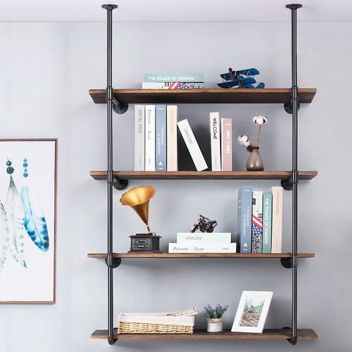 Rustic pipe bracketset wall - rustic,