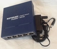 NETGEAR GS105v5 ProSafe 5-Port RJ-45 Gigabit Ethernet Managed Desktop Switch