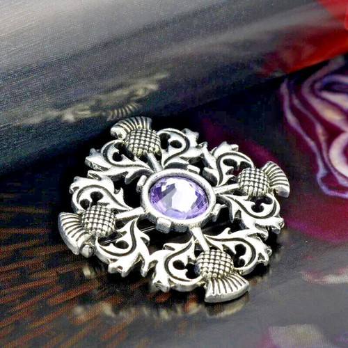 Diamante silver tone vintage - tone,