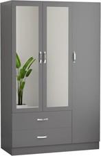 Nera 3 Door Wardrobe with