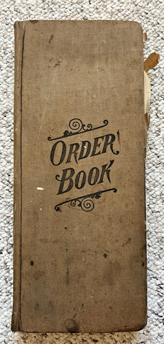 Antique 1909 mercantile - antique, ledger