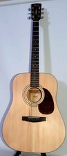 Cort Earth 60 OP Acoustic Guitar Solid Spruce Top Open Box ProSetUp Tuner Case.