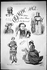 Old Print 1875 Olympic Theatre