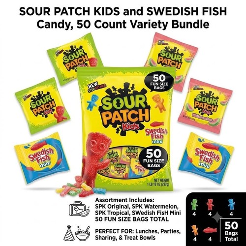 Sour patch kids - patch, mini