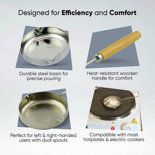 Hobby casting metal ladle - casting,
