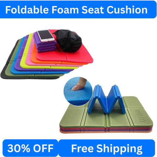 Foldable foam seat - foam, cushion