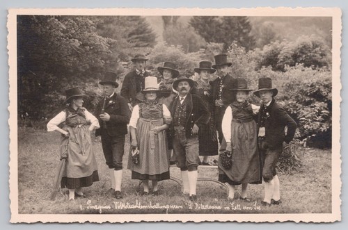 Postcard vintage rppc zell - vintage, am