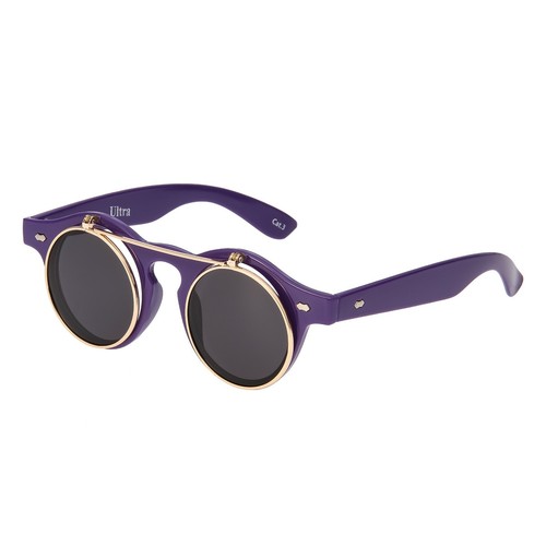 Purple black flip up - +,