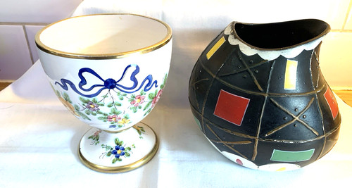 Vintage pottery items good - vintage,2x,