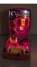 Vintage Polly Pocket 1994 Starbright Dinner Party with doll Lights Up! Bluebird